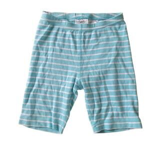 Hanna Andersson Light Blue Striped Pajama Shorts